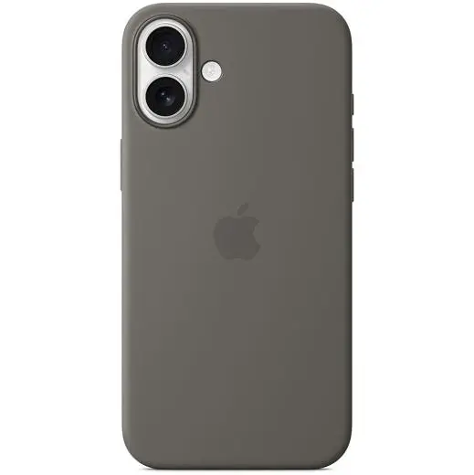 Силиконовый чехол CasePro Silicone Case with MagSafe Stone Gray для iPhone 16 Plus - фото 5