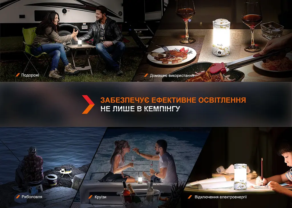 Кемпінговий ліхтар Fenix CL26R Pro, мармуровий білий - фото 11