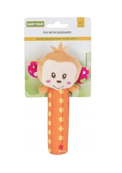 Іграшка з пищалкою Мавпочка 8500 Різнокольоровий (2000989372264) shop (2000989372264)