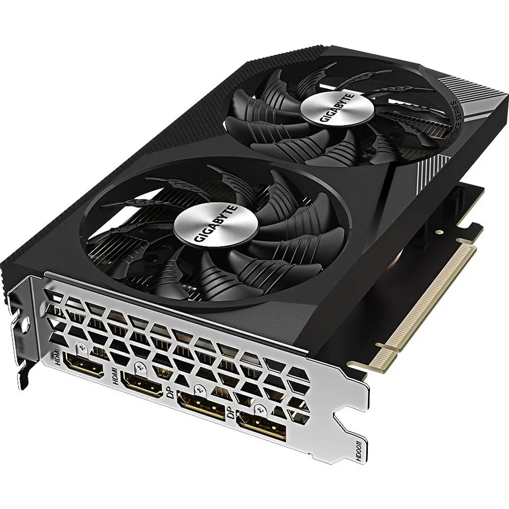 Відеокарта Gigabyte GeForce RTX 3050 8 ГБ Windforce OC V2 (GV-N3050WF2OCV2-8GD) [99592] - фото 5