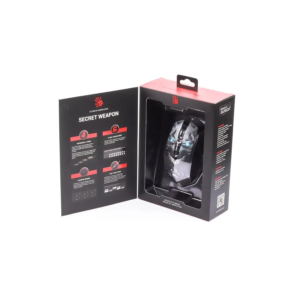 Мишка A4Tech Bloody R80 Plus Wireless Skull (4711421977326) - фото 7