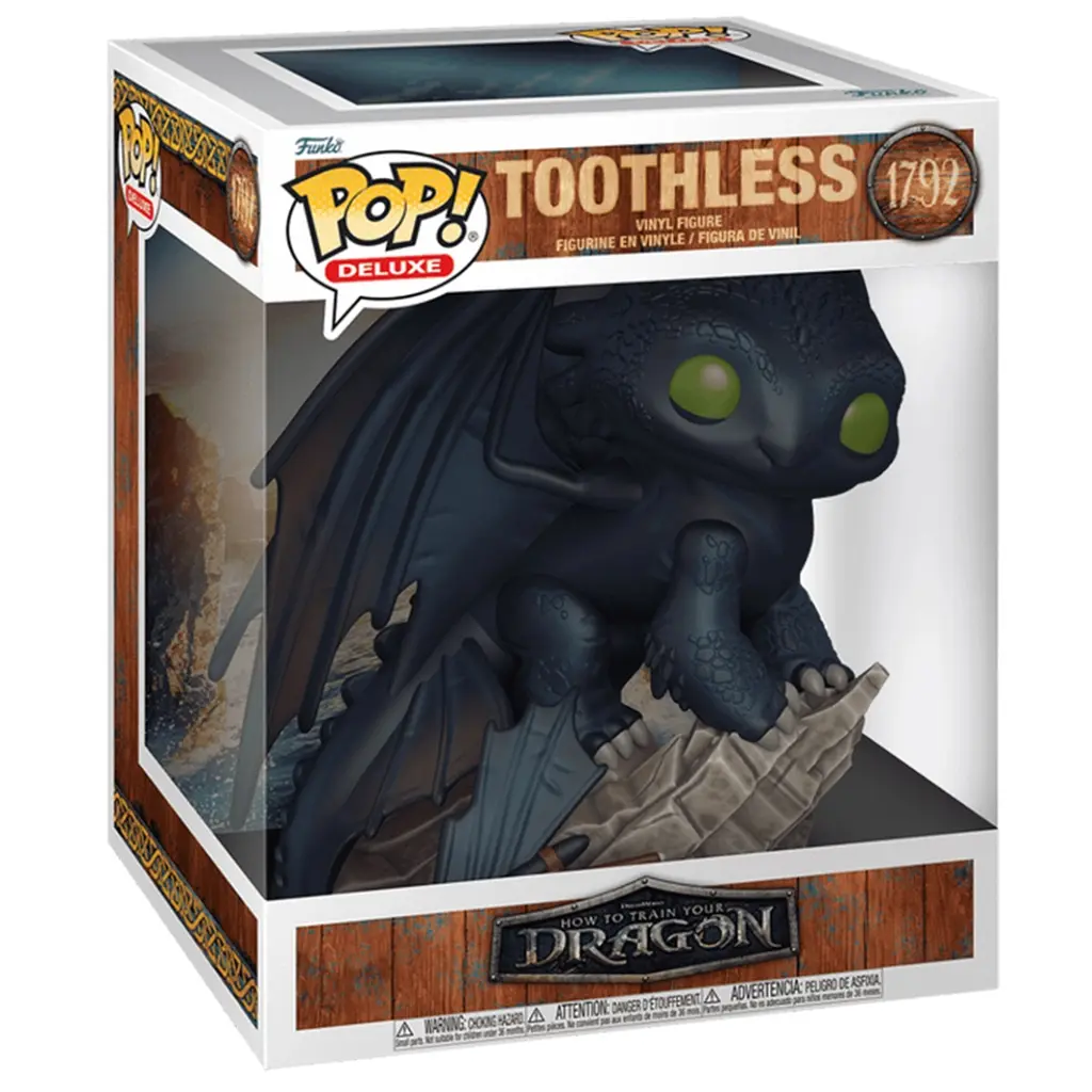 Фігурка Funko Pop серії Як приборкати дракона - Беззубик на скелі (86140) - фото 2