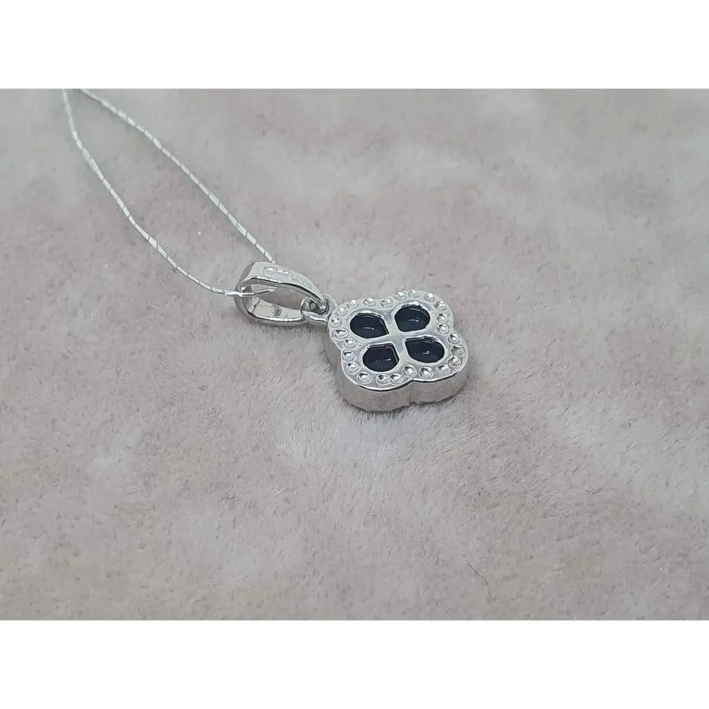 Золота підвіска Платон Конюшина з агатом та фіанітами. 3П162/67Б - фото 3