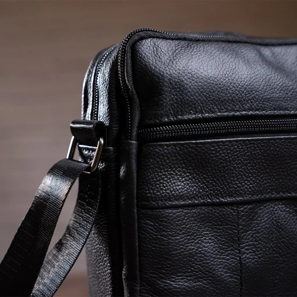 Сумка кожаная мужская Vintage 17,5х21х5 см sum0012305 - фото 7