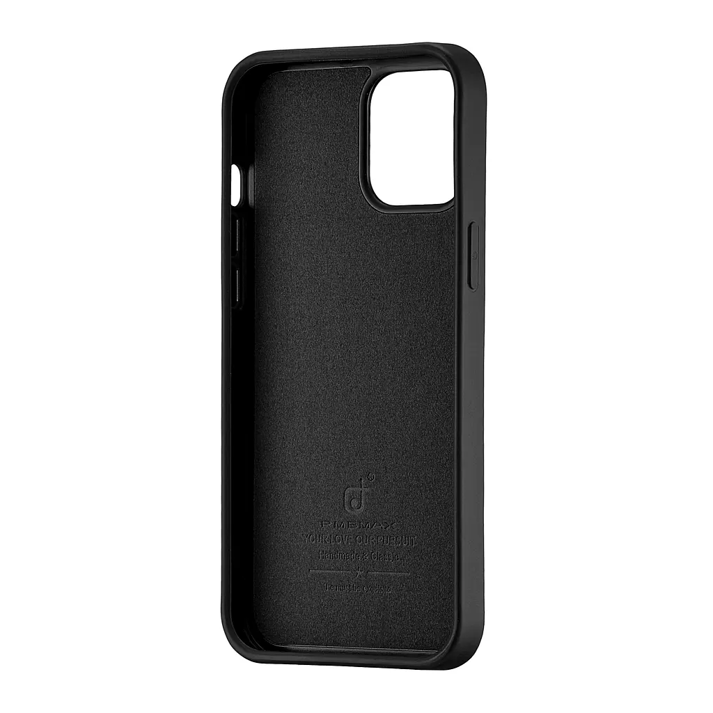 Чохол Jinduka Leather Case with MagSafe iPhone 12 Pro Max Black - фото 3
