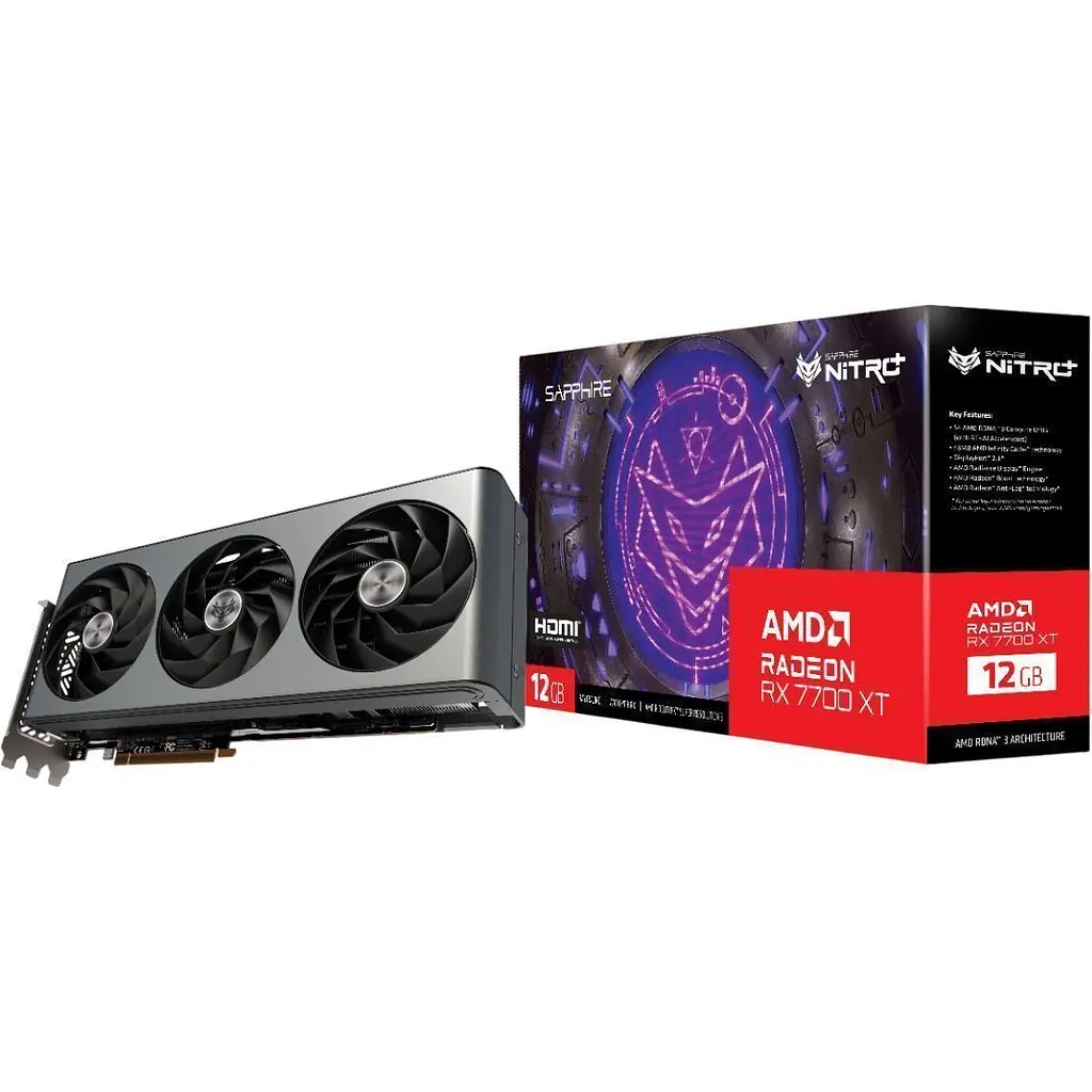 Відеокарта Sapphire Nitro+ Radeon RX 7700 XT 12GB [11335-02-20G] UA [146331] - фото 8