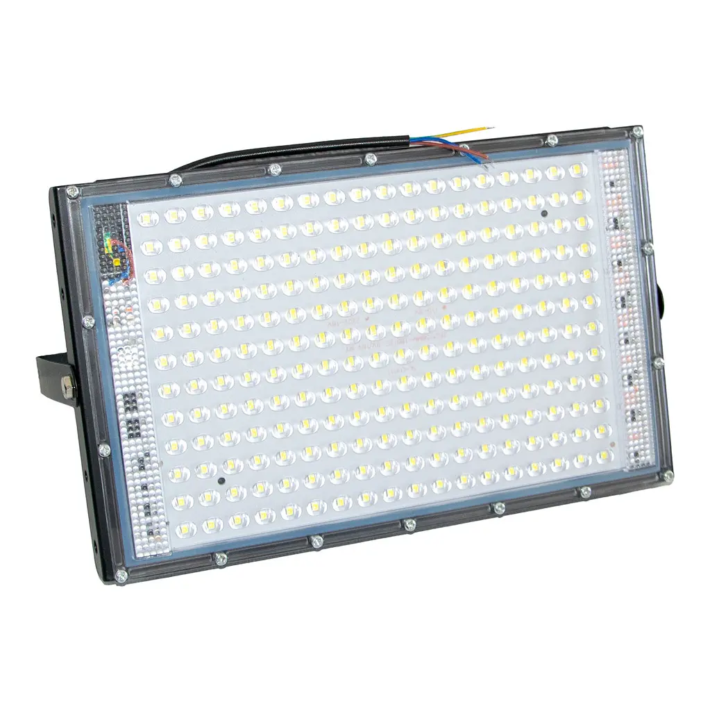 Світильник світлодіодний вуличний 200W, прожектор 216 LED, чорний, від мережі 220В - фото 7