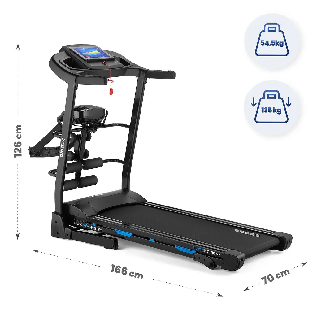 Бігова доріжка GYMTEK XTM500 з масажером - фото 9