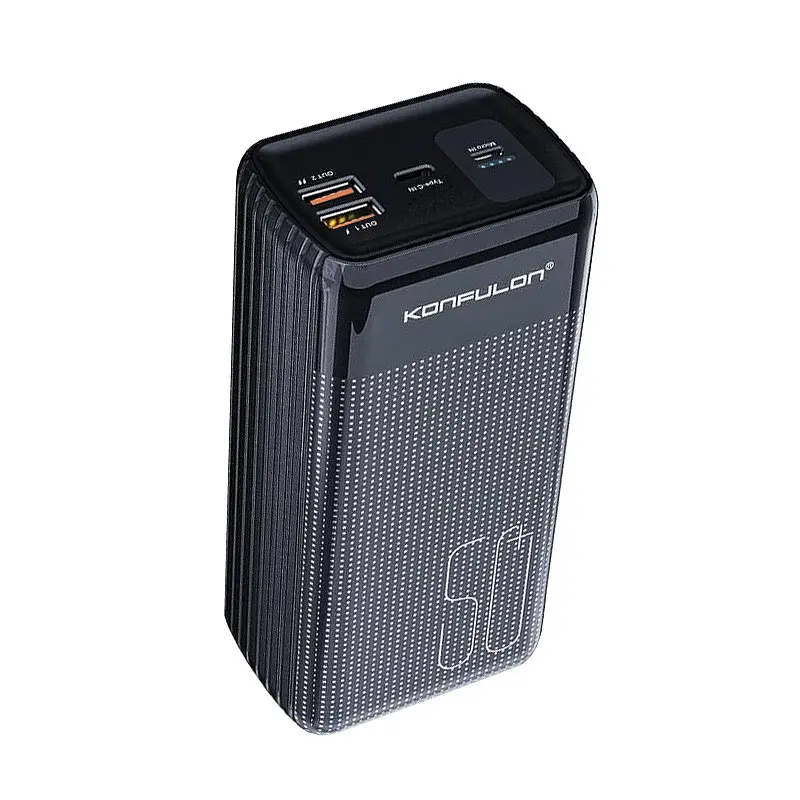Внешний аккумулятор Konfulon A24Q 50000 mAh портативная батарея зарядное - фото 2