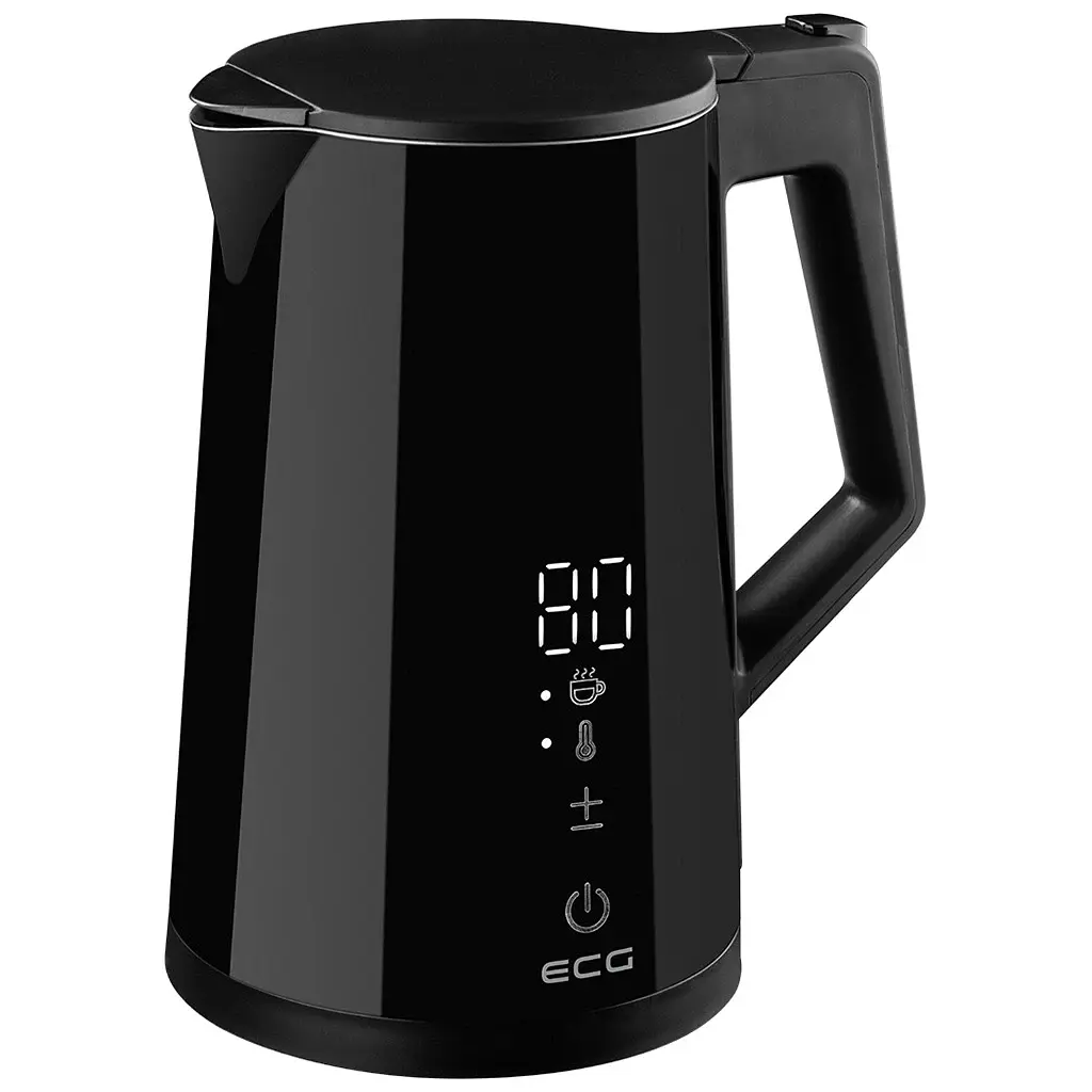 Електрочайник ECG RK 1893 Digitouch чорний (RK1893 Digitouch Black) - фото 2