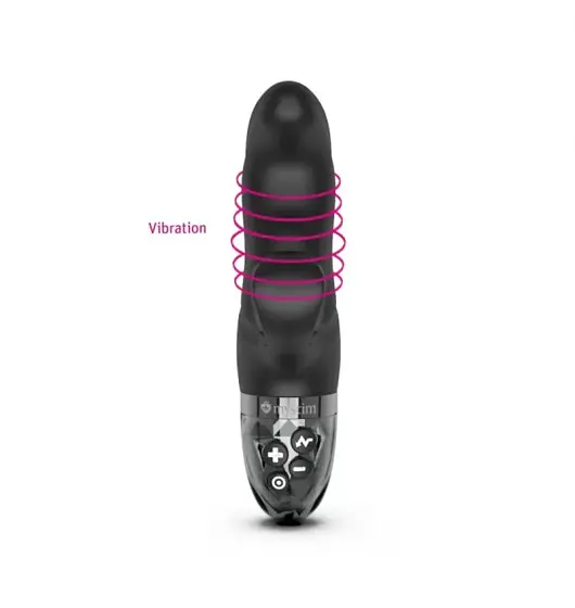 Вібратор-кролик Mystim Hop Hop Bob 16.5 см чорний - фото 4