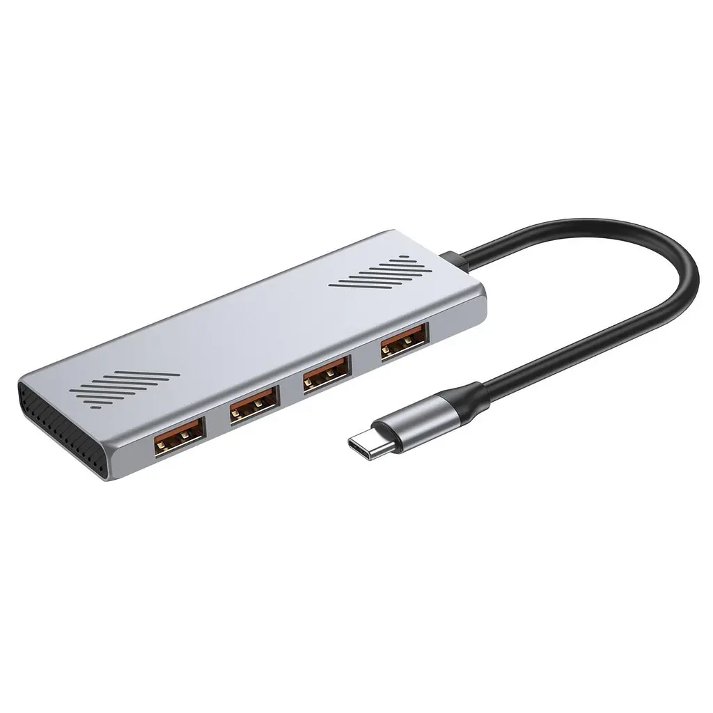 USB-хаб Gembird USB Type-C 4-в-1 (UHB-CM-U310-A4-01) - фото 2