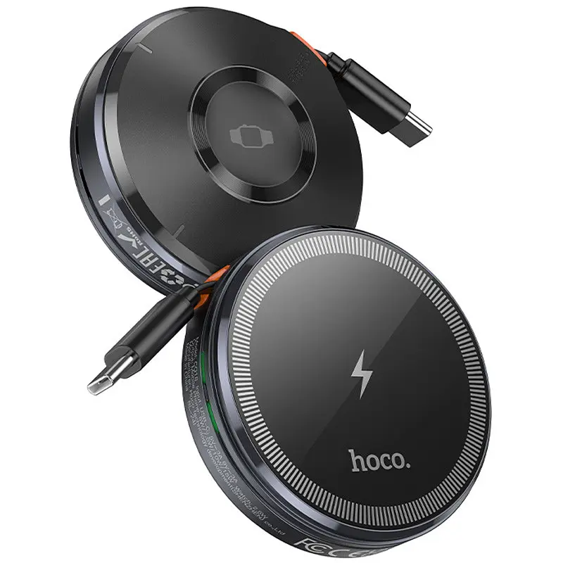 БЗП CQ18 Flash 2in1 Magnetic + iWatch (з retractable cable Type-C) Hoco teh0029904 - фото 3