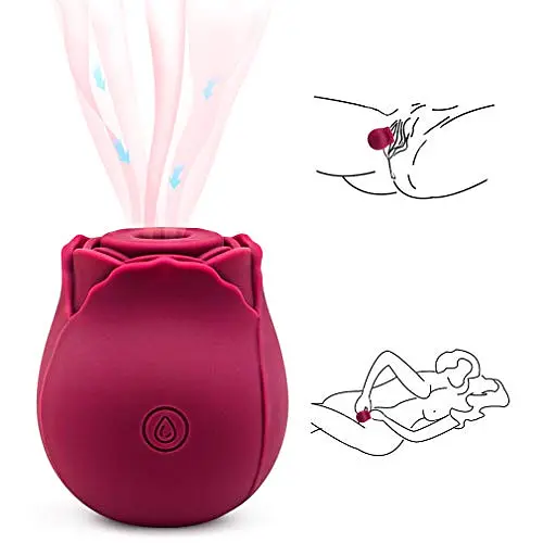 Стимулятор Chisa Rose Petal Rose Red Вакуумный клиторальный, 5,8 см красный - фото 5
