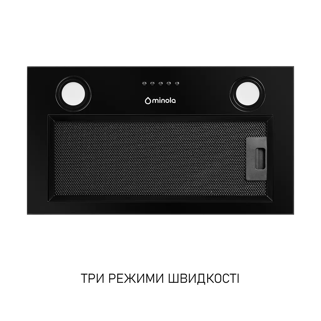 Витяжка вбудована Minola HBI 5025 BLF LED - фото 4