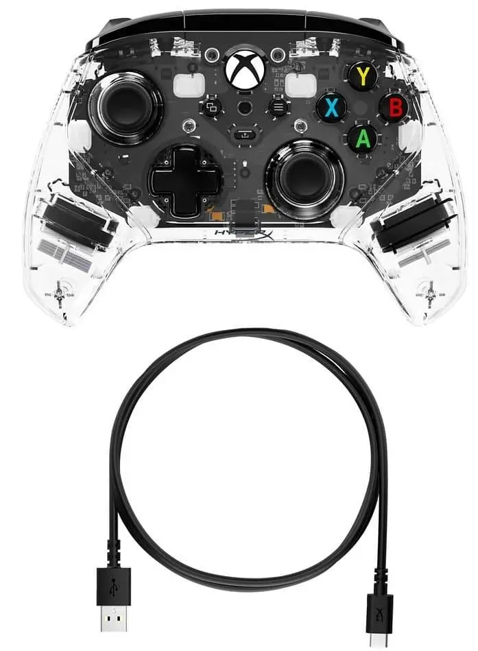 Геймпад HyperX Clutch Gladiate RGB for PC/Xbox Clear (7D6H2AA) - фото 5
