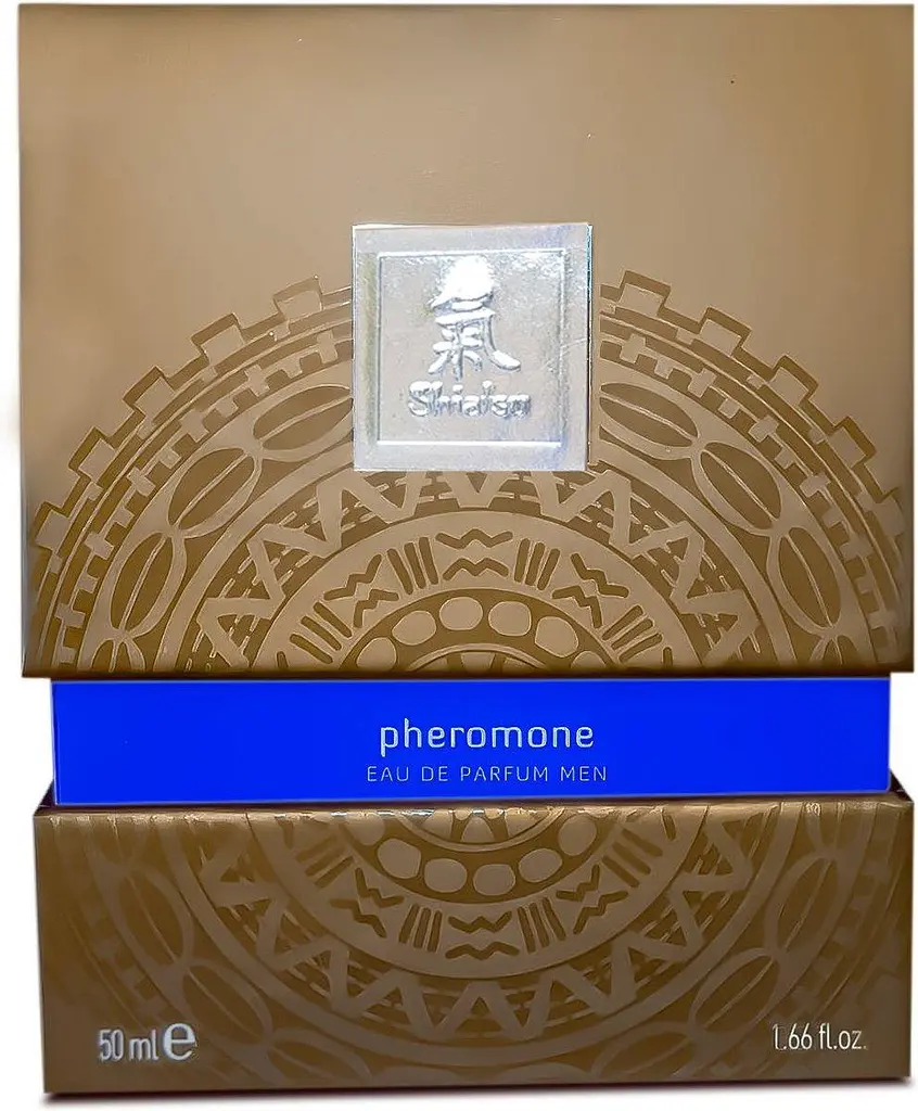 Духи с феромонами мужские Shiatsu Pheromone Fragrance men darkblue 50 ml - фото 2