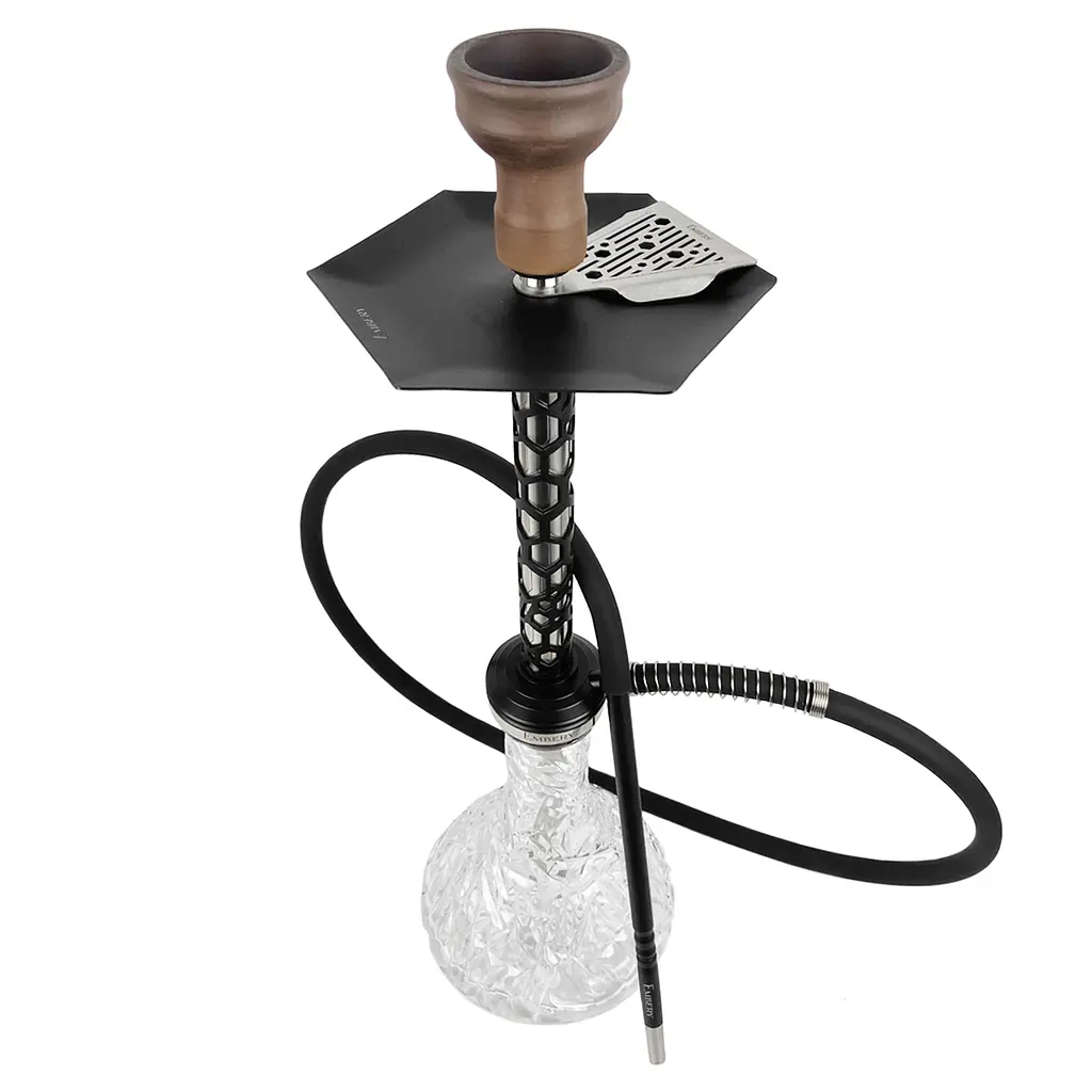 Кальян Embery MONO-H 4.0 Silver-Black Crystal Clear - фото 3