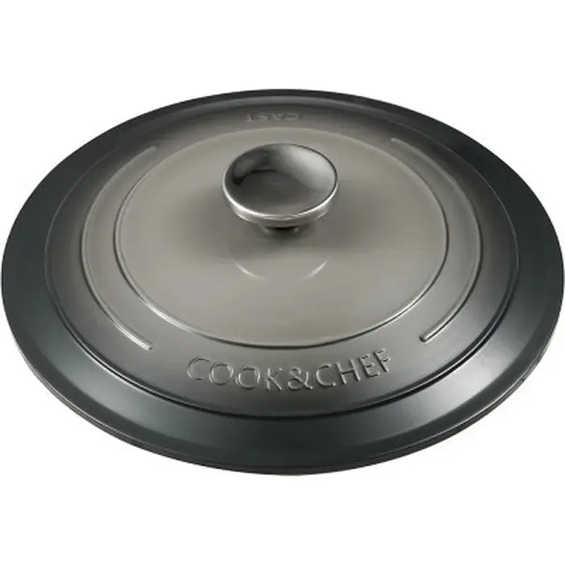 Каструля Bergner Excalibur з кришкою Сіра 5.8 л (BG-36102-GY) - фото 5