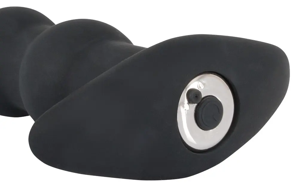 Анальний стимулятор Black Velvets Rechargeable Beads чорний - фото 2