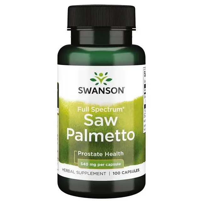Натуральна добавка Saw Palmetto 540 mg Full Spectrum, 100 капсул Swanson vit0000247