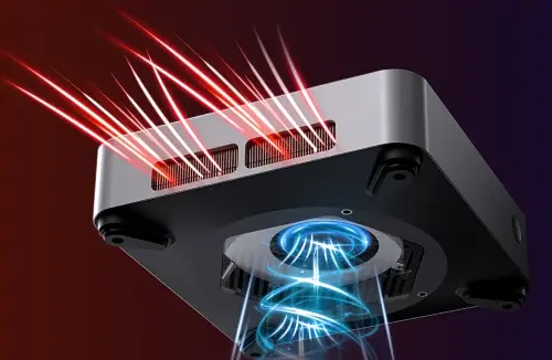 Неттоп Chuwi AuBox 8745, Silver, Ryzen 7 8745HS (8x3.8-4.9 GHz), 16Gb Windows 11 Pro, кріплення VESA у комплекті (CWI603) - фото 2