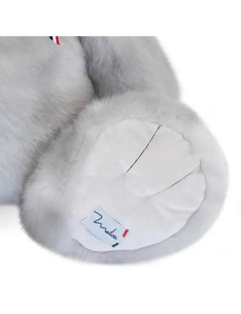 М'яка іграшка Ведмідь Mailou "Французький ведмідь", 50 см, сірий - фото 3