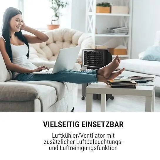 Мобильный кондиционер-вентилятор OneConcept Baltic Black 3-в-1 (10029738) - фото 4