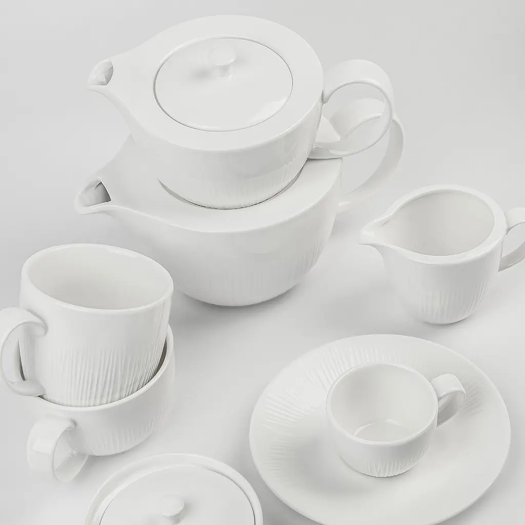 Блюдце МВМ My Home Промінь 11.5 см біле (KP-117 WHITE) - фото 16