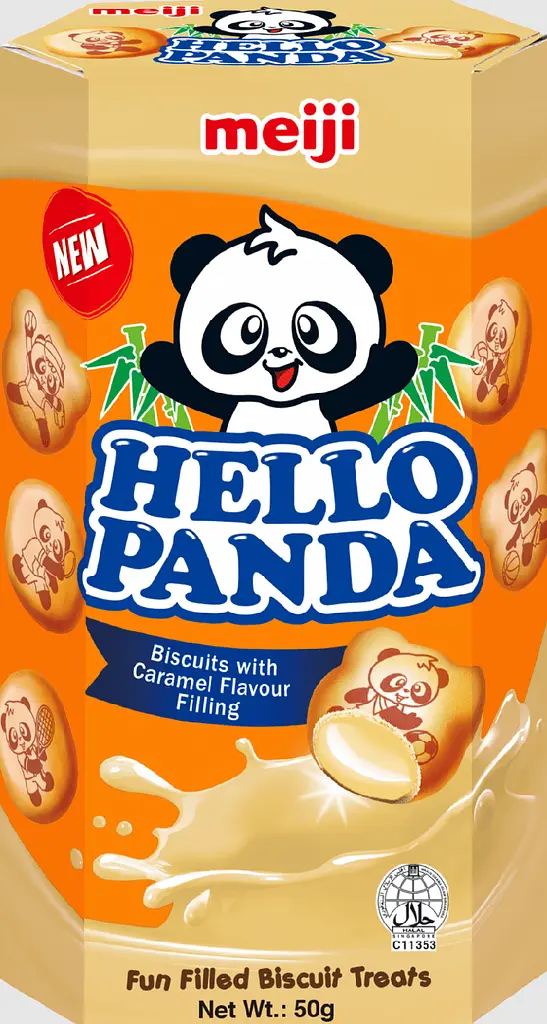 Печиво Meiji Hello Panda Biscuits Caramel 42г