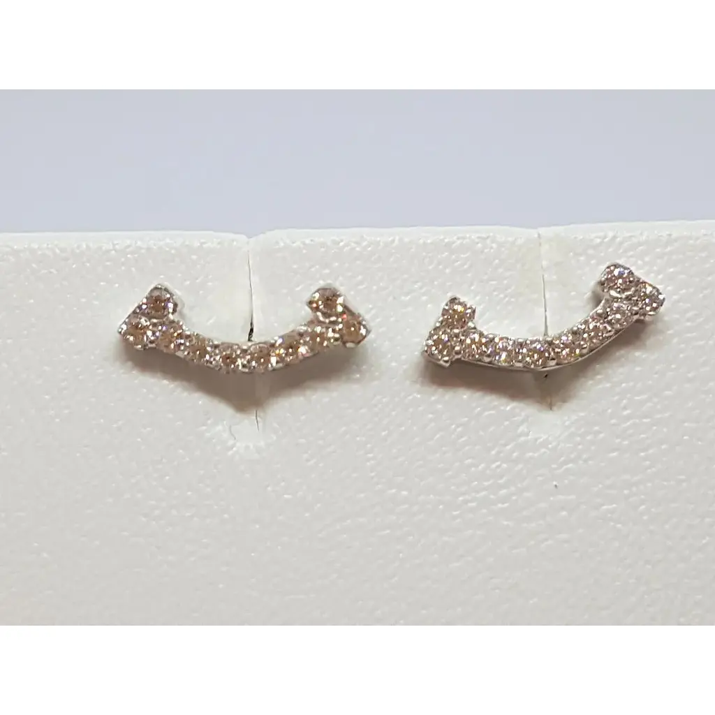 Срібні пуссети Qvaliz з фіанітами. 902-01085 - фото 2