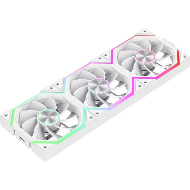 Комплект вентиляторов GameMax FN12A-N2 WL-RW AURA Revers 3*120мм PWM - фото 3