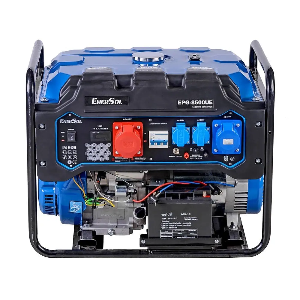 Генератор бензиновий 8 кВт EnerSol EPG-8500UE (41-00469) - фото 2