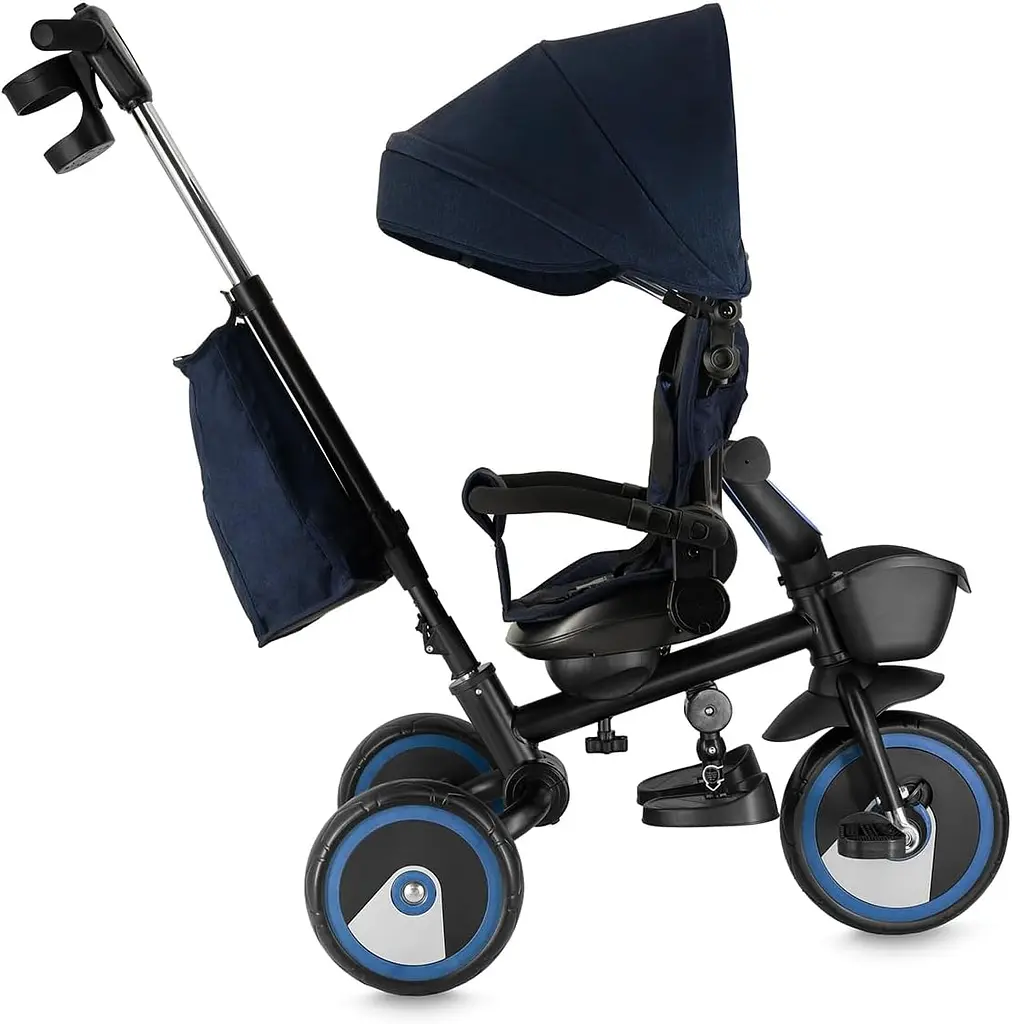 Триколісний велосипед MoMi Ivi Navy Blue (ROTR00014) - фото 2