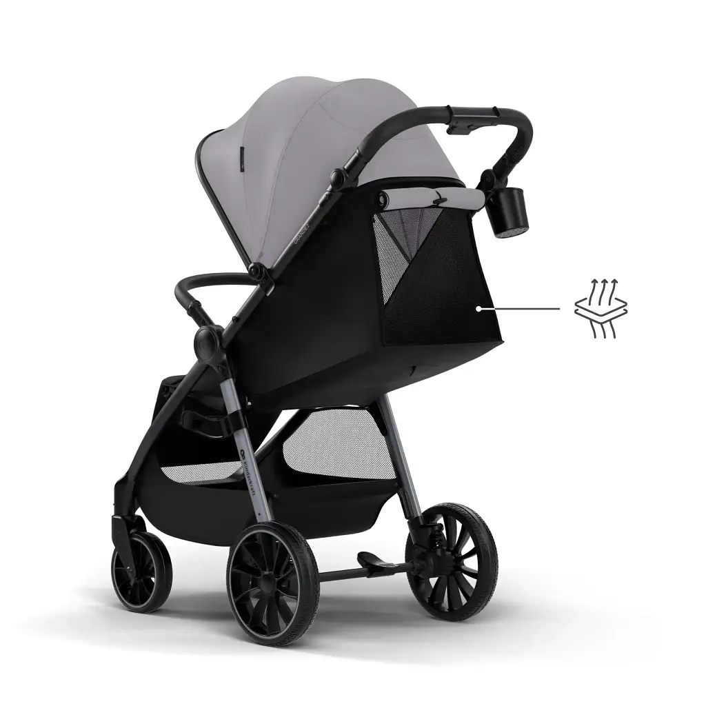 Прогулянкова коляска Kinderkraft Grande 2 Grey (KSGRAN02GRY0000) - фото 4