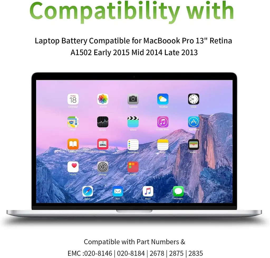 Акумулятор A1493 6300 мА·год для MacBook Pro 13" A1502 (2013–2015) з інструментами - фото 6
