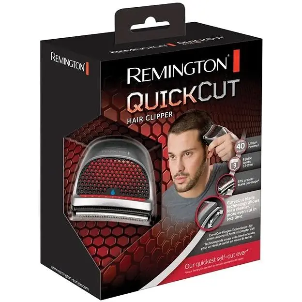 Машинка для стрижки Remington Quick Cut Hairclipper чорно-срібляста (HC4250) - фото 3
