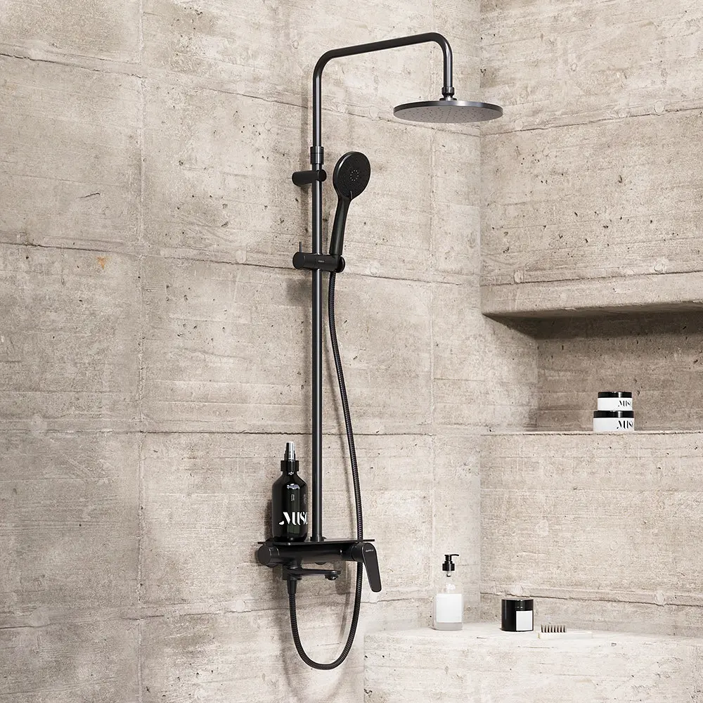 Душова система Damixa Jupiter black matt 977730300 - фото 3