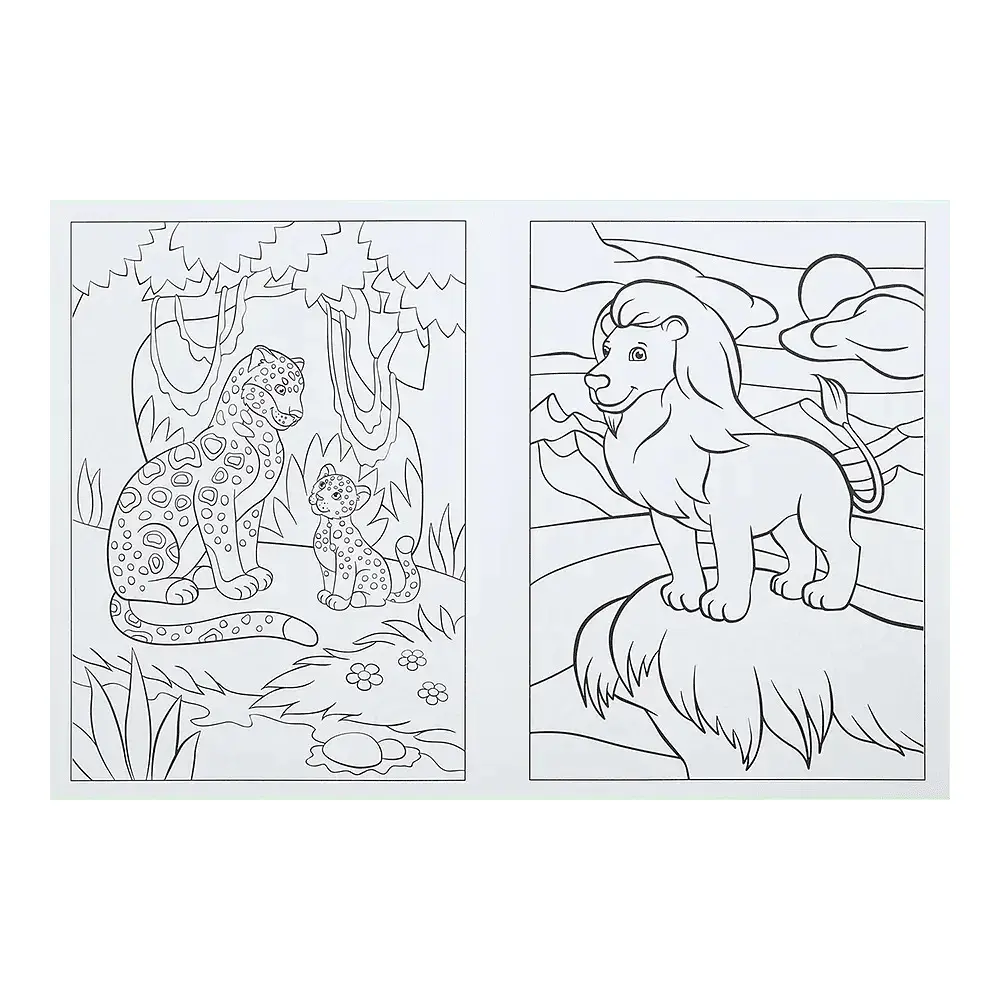 Розмальовка ZiBi Тварини Африки Kids Line (ZB.16028) - фото 3