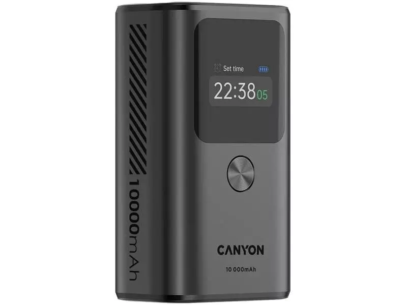 Зовнішній акумулятор (Power Bank) Canyon OnPower 130 10000mAh 30W Grey (CNS-CPB130DG) - фото 2
