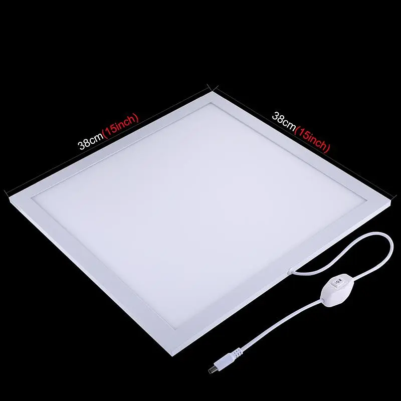 LED панель Puluz 1200LM для предметної зйомки, 34.7x34.7 см - фото 3