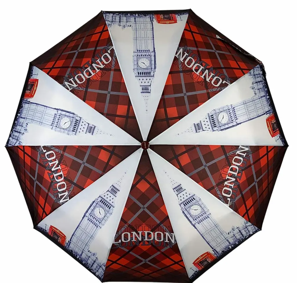 Женский складной зонтик полный автомат The Best 102 см разноцветный - фото 3