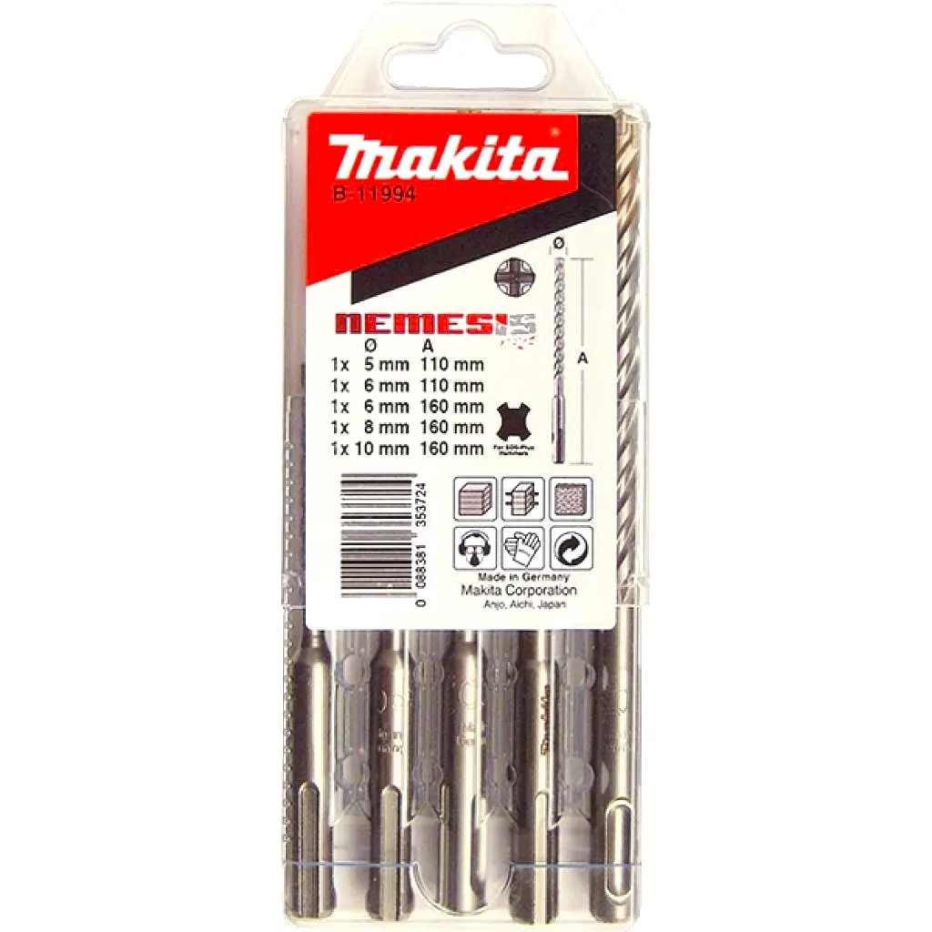 Набір бурів Makita Nemesis B-11994 (5 шт) - фото 3
