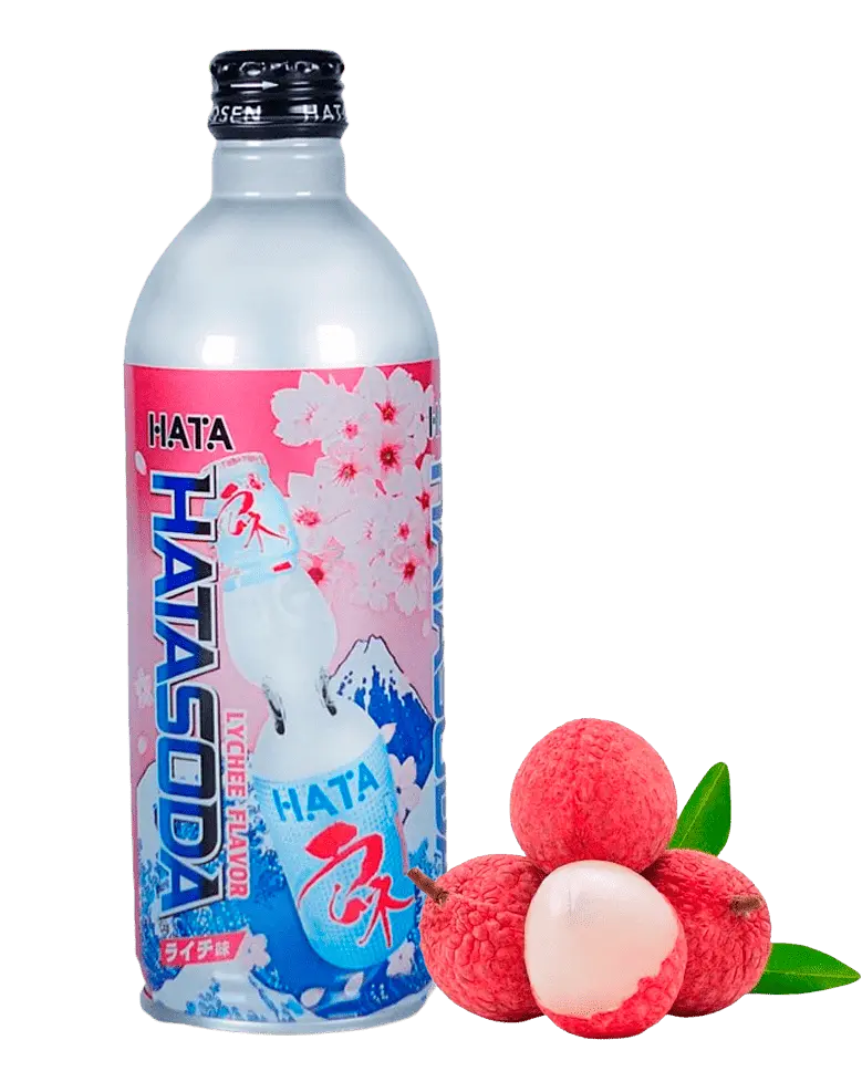 Газований напій Hata Soda Ramune Lychee 500мл - фото 2