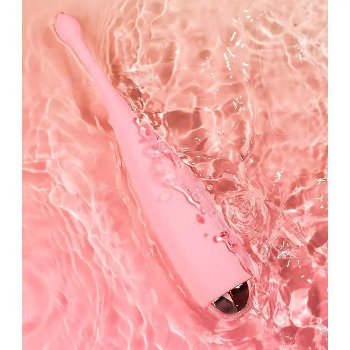 Світло-рожевий вібратор для клітора і сосків Satisfyer Twirling Joy - Вібратори - фото 2