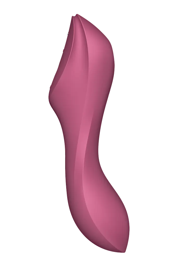 Вібратор Satisfyer Curvy Trinity 3 Вакуумний та стимулятор для точки G, 17.5х5.3 см червоний - фото 5