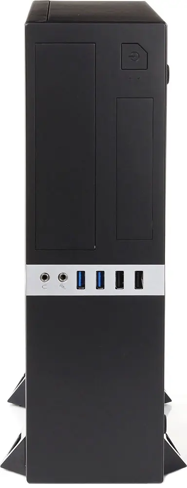 Корпус Casecom S-503 400W-80mm 2xUSB3.0+2xUSB2.0 SFF mATX Black - фото 3