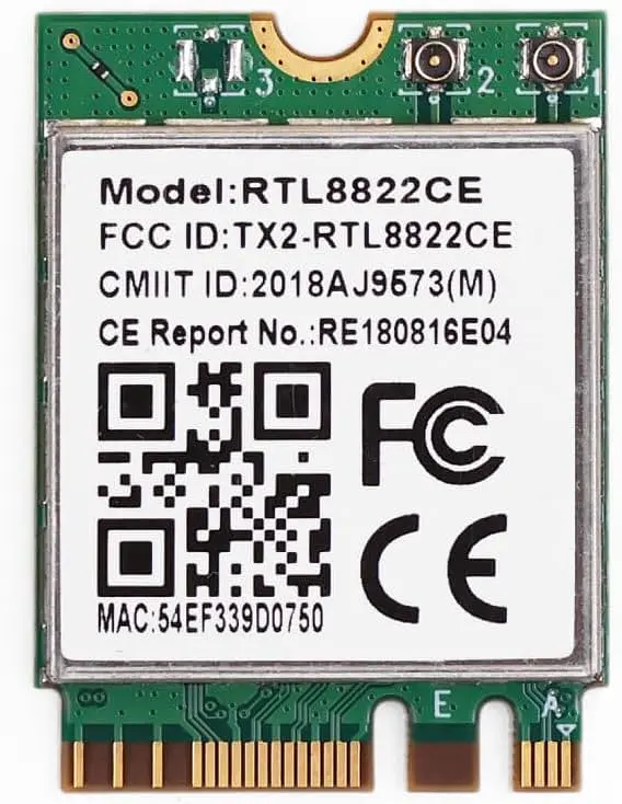 Мережева карта MediaTek WIFI 5 RTL8822CE Двохдіапазонний адаптер, Bluetooth модуль для ПК / Ноутбука (19531) - фото 2