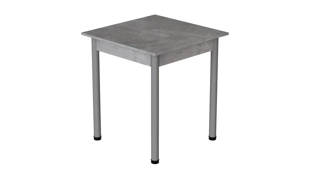Стіл кухонний Ferrum-decor Агата 75x90x90 Сірий ДСП Бетон 16мм (FRD-105562) - фото 3