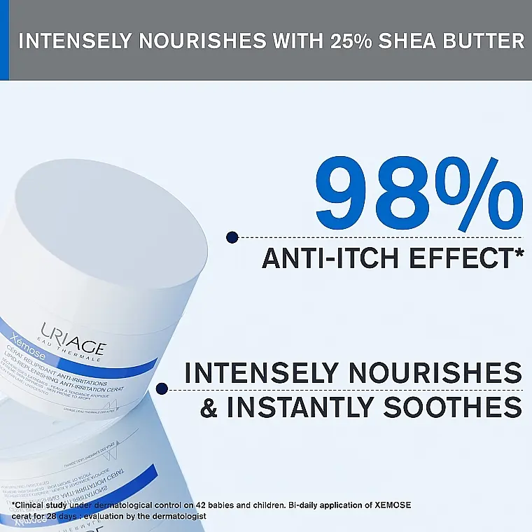 Ліпідовідновлюючий насичений крем Uriage Xemose Cerat проти подразнень 200 мл - фото 7